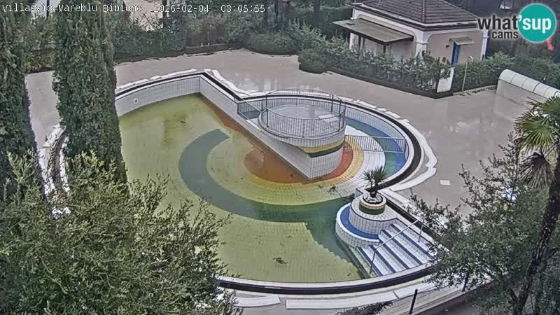 Villaggio Mare Blu piscine LIVE webcam Bibione Pineda – Italie