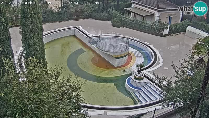 Piscina Villaggio Mare Blu webcam LIVE Bibione Pineda – Italia