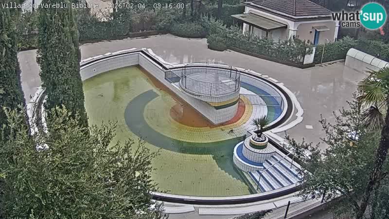 Piscina Villaggio Mare Blu webcam LIVE Bibione Pineda – Italia