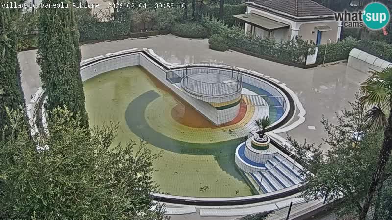 Piscina Villaggio Mare Blu EN VIVO webcam Bibione Pineda – Italia