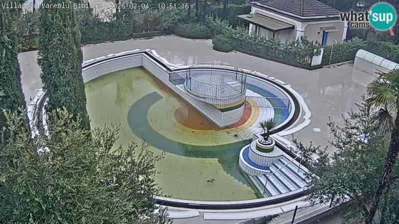 Villaggio Mare Blu pool LIVE webcam Bibione Pineda – Italy