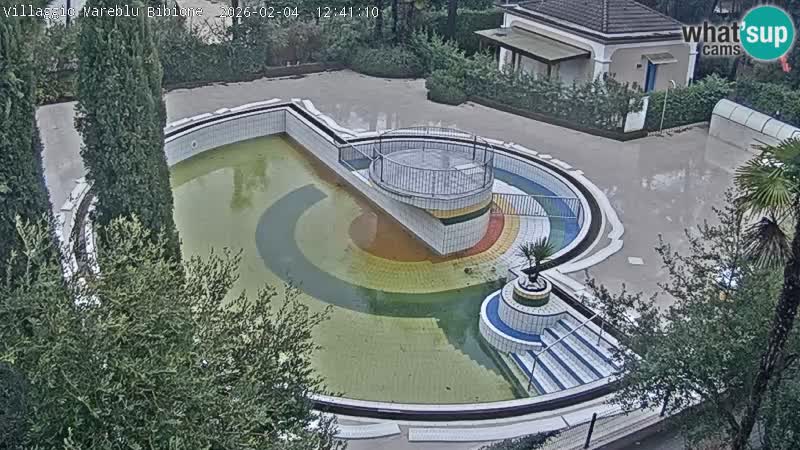 Villaggio Mare Blu piscine LIVE webcam Bibione Pineda – Italie
