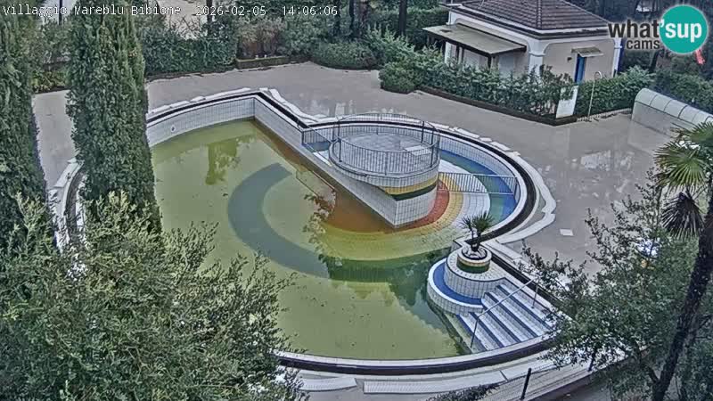 Piscina Villaggio Mare Blu EN VIVO webcam Bibione Pineda – Italia