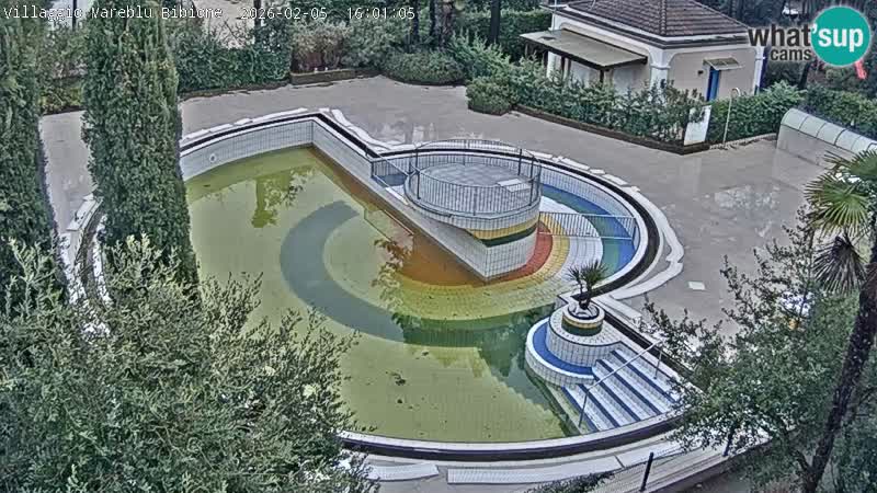 Piscina Villaggio Mare Blu webcam LIVE Bibione Pineda – Italia