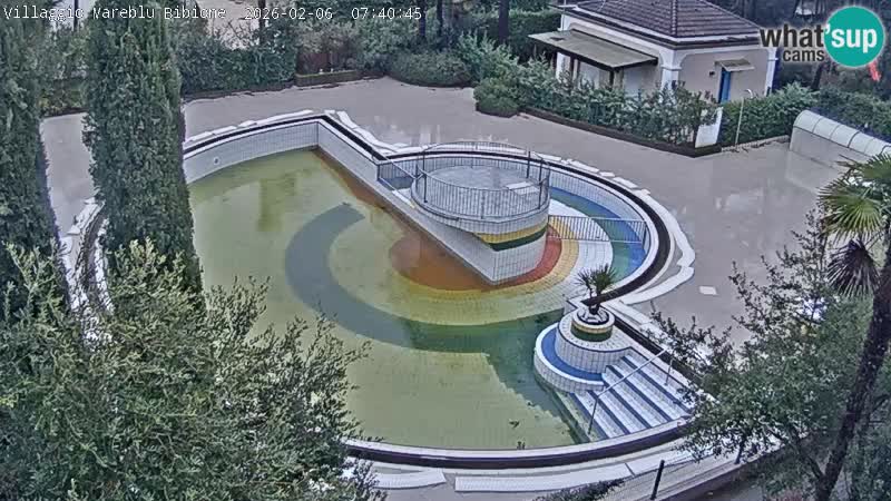 Piscina Villaggio Mare Blu EN VIVO webcam Bibione Pineda – Italia