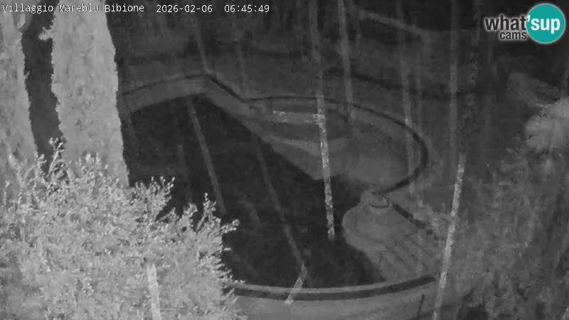 Villaggio Mare Blu bazen UŽIVO web kamera Bibione Pineda – Italija