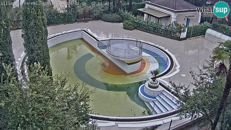 Piscina Villaggio Mare Blu EN VIVO webcam Bibione Pineda – Italia