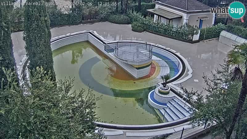 Piscina Villaggio Mare Blu webcam LIVE Bibione Pineda – Italia