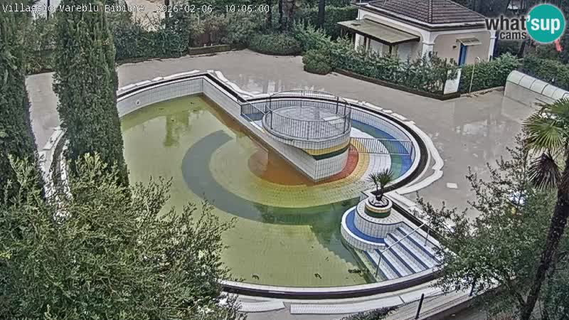 Villaggio Mare Blu pool LIVE webcam Bibione Pineda – Italy