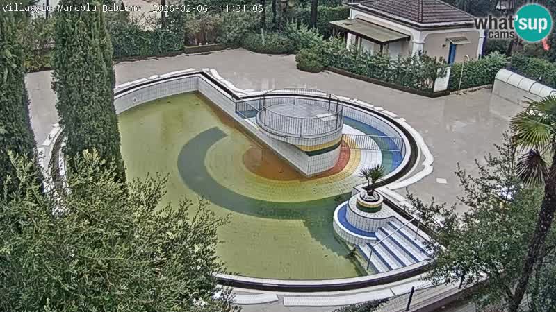 Piscina Villaggio Mare Blu EN VIVO webcam Bibione Pineda – Italia