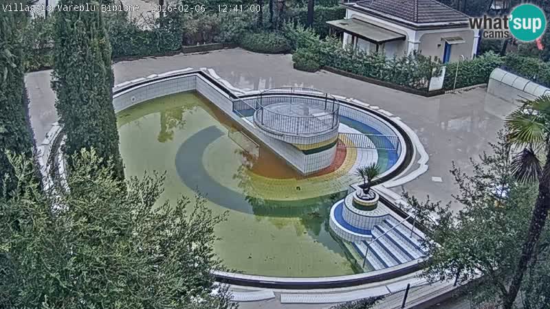 Piscina Villaggio Mare Blu webcam LIVE Bibione Pineda – Italia