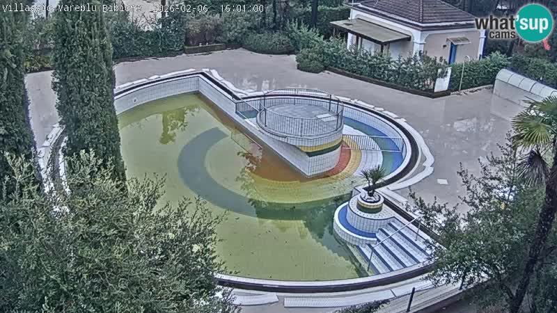 Piscina Villaggio Mare Blu webcam LIVE Bibione Pineda – Italia