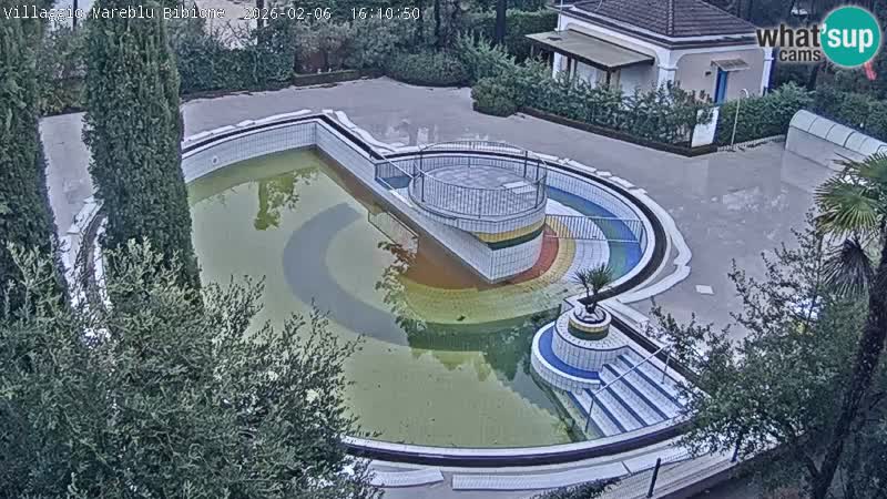 Villaggio Mare Blu piscine LIVE webcam Bibione Pineda – Italie