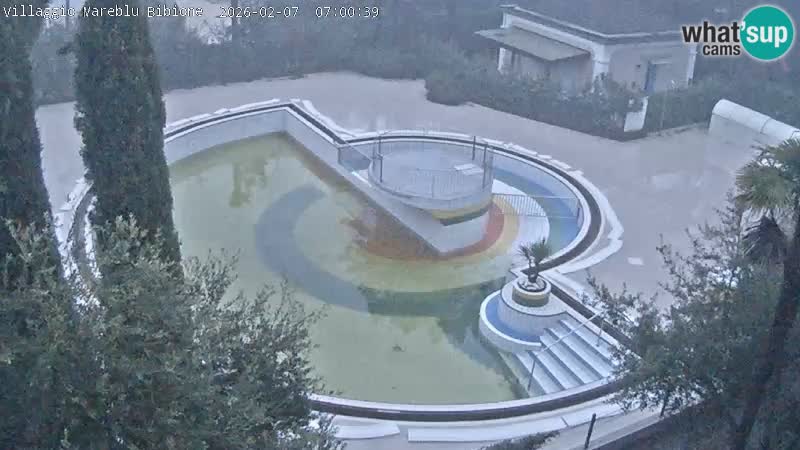 Villaggio Mare Blu piscine LIVE webcam Bibione Pineda – Italie