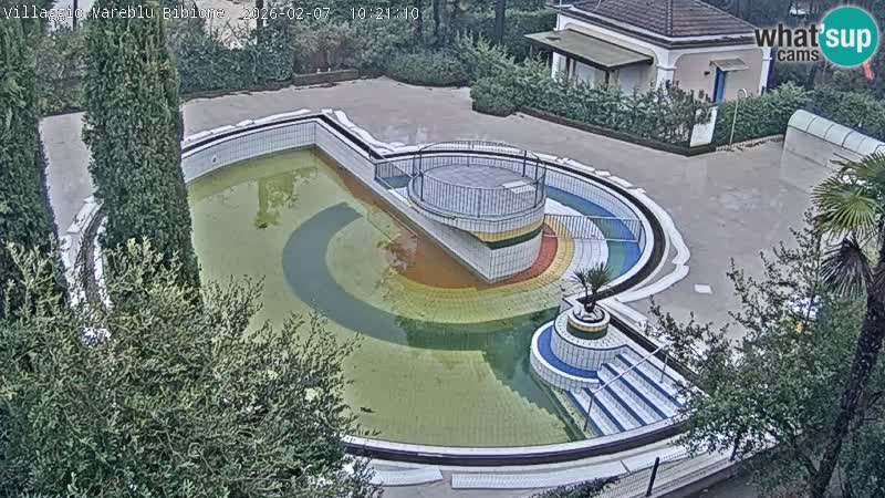 Villaggio Mare Blu pool LIVE webcam Bibione Pineda – Italy