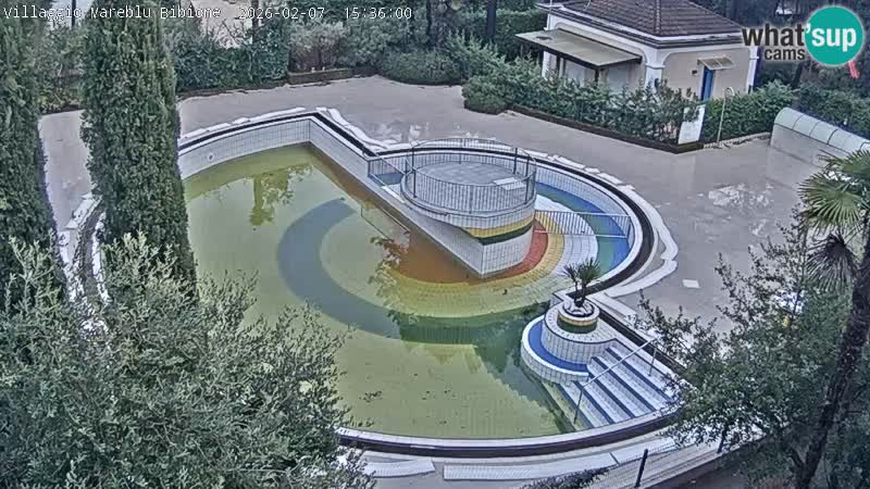 Villaggio Mare Blu piscine LIVE webcam Bibione Pineda – Italie