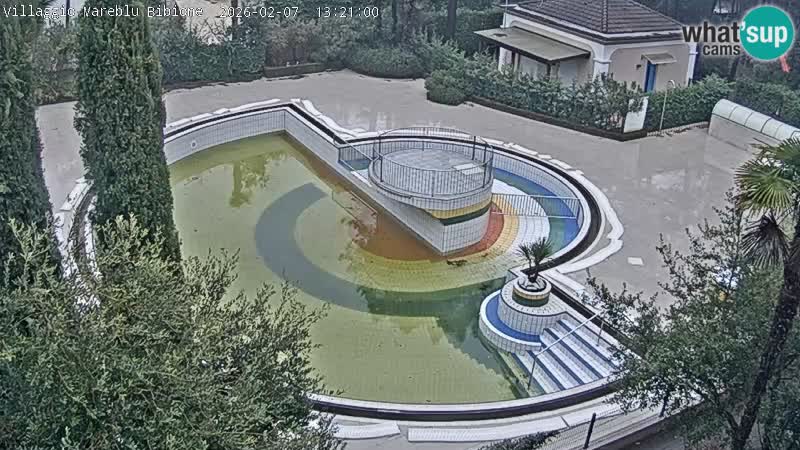 Piscina Villaggio Mare Blu webcam LIVE Bibione Pineda – Italia