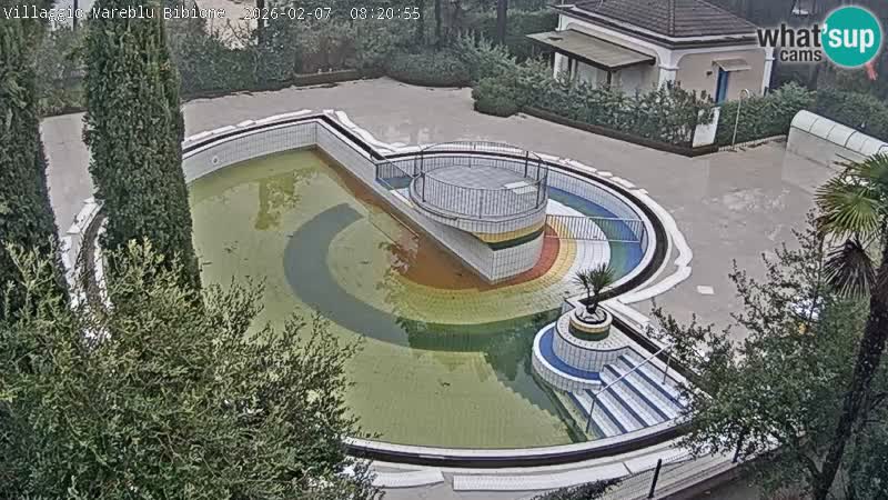 Villaggio Mare Blu pool LIVE webcam Bibione Pineda – Italy