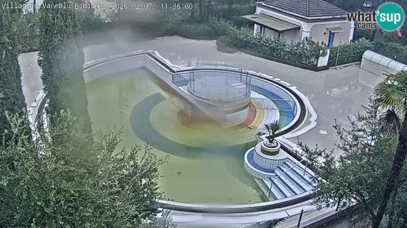 Piscina Villaggio Mare Blu webcam LIVE Bibione Pineda – Italia
