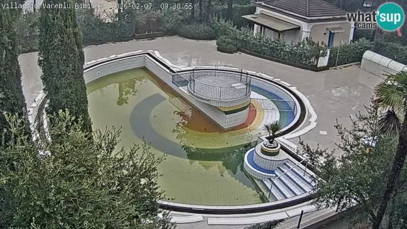 Villaggio Mare Blu pool LIVE webcam Bibione Pineda – Italy