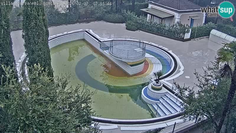 Piscina Villaggio Mare Blu EN VIVO webcam Bibione Pineda – Italia