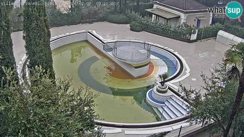 Villaggio Mare Blu pool LIVE webcam Bibione Pineda – Italy
