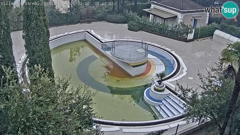 Piscina Villaggio Mare Blu webcam LIVE Bibione Pineda – Italia