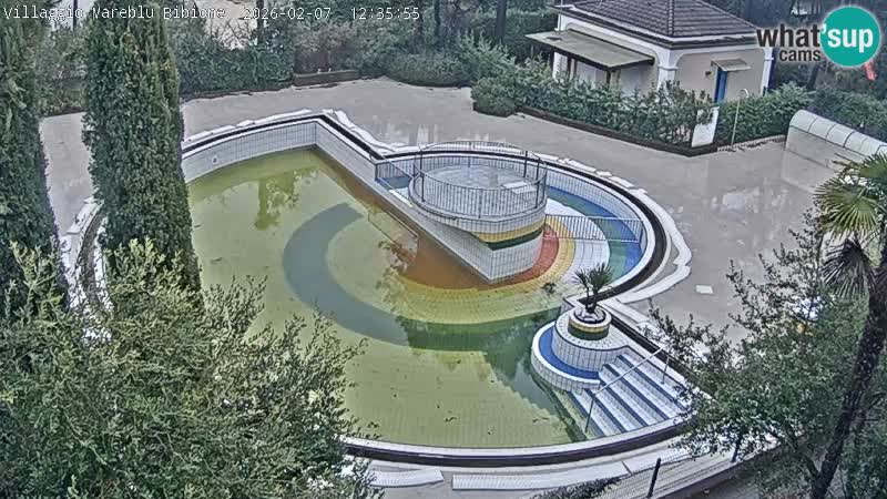 Piscina Villaggio Mare Blu EN VIVO webcam Bibione Pineda – Italia
