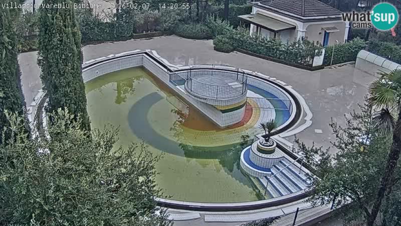 Piscina Villaggio Mare Blu webcam LIVE Bibione Pineda – Italia