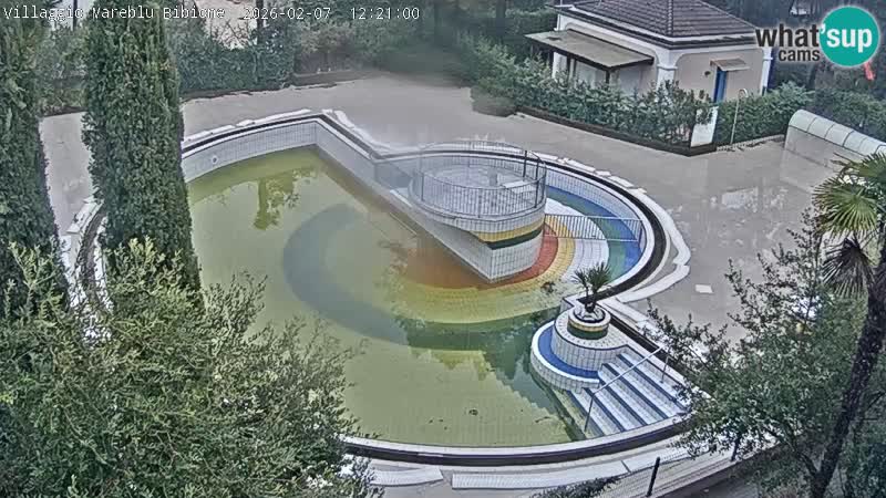 Piscina Villaggio Mare Blu EN VIVO webcam Bibione Pineda – Italia