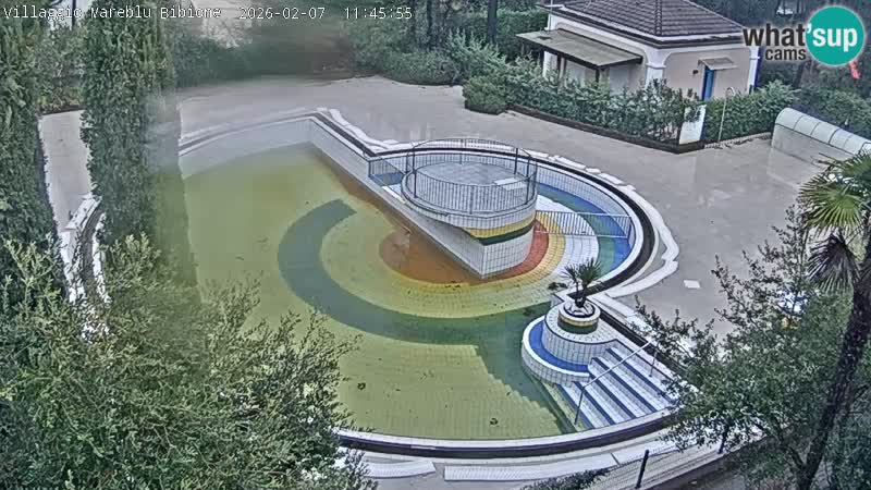 Villaggio Mare Blu piscine LIVE webcam Bibione Pineda – Italie
