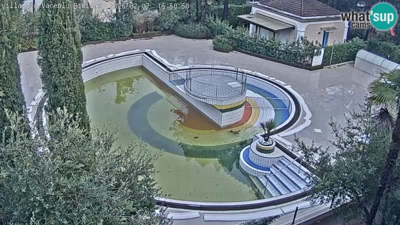 Villaggio Mare Blu pool LIVE webcam Bibione Pineda – Italy