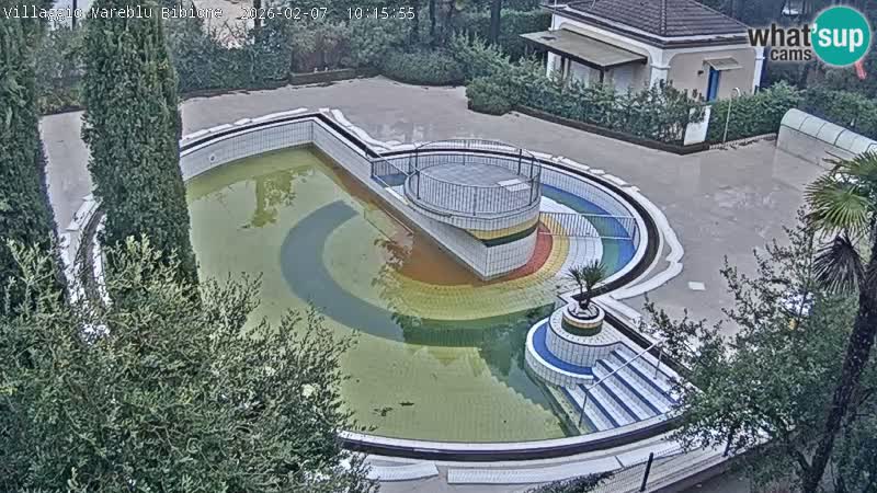 Villaggio Mare Blu piscine LIVE webcam Bibione Pineda – Italie