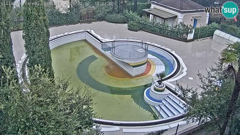 Villaggio Mare Blu pool LIVE webcam Bibione Pineda – Italy