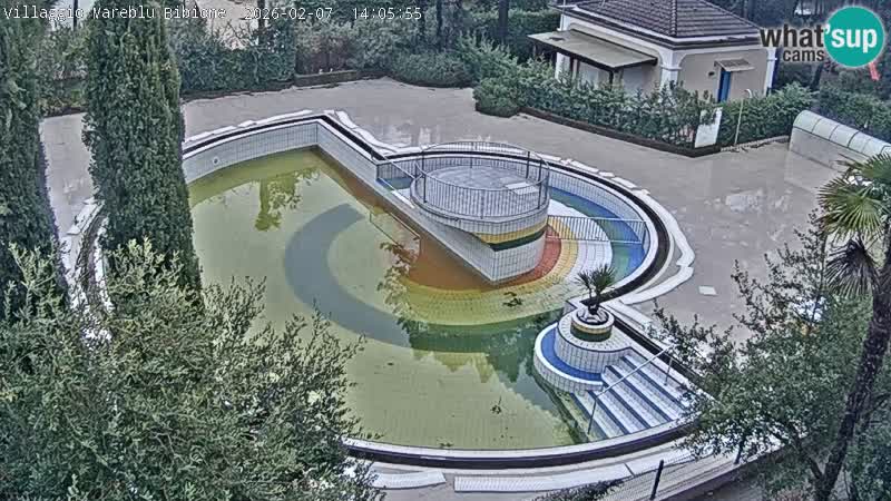 Villaggio Mare Blu pool LIVE webcam Bibione Pineda – Italy