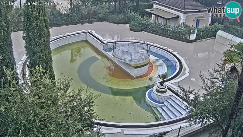 Villaggio Mare Blu pool LIVE webcam Bibione Pineda – Italy