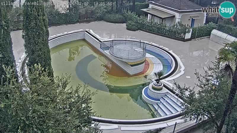 Piscina Villaggio Mare Blu EN VIVO webcam Bibione Pineda – Italia