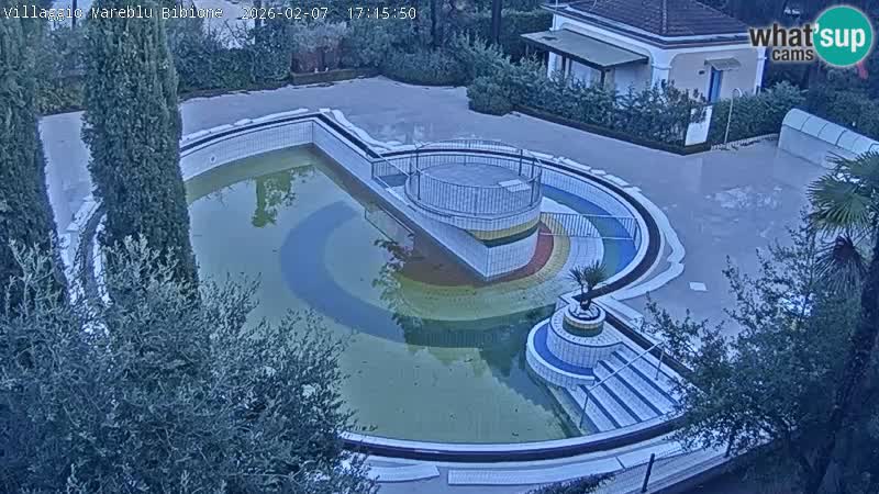 Villaggio Mare Blu piscine LIVE webcam Bibione Pineda – Italie