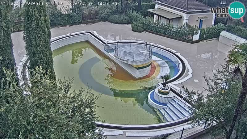 Villaggio Mare Blu pool LIVE webcam Bibione Pineda – Italy