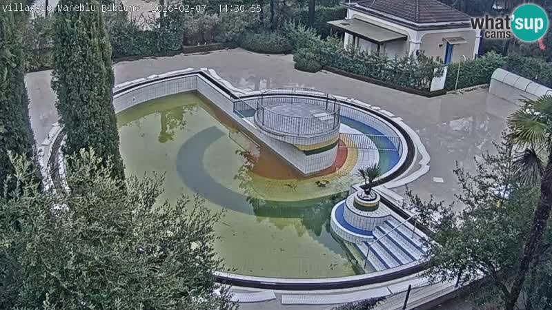 Piscina Villaggio Mare Blu EN VIVO webcam Bibione Pineda – Italia
