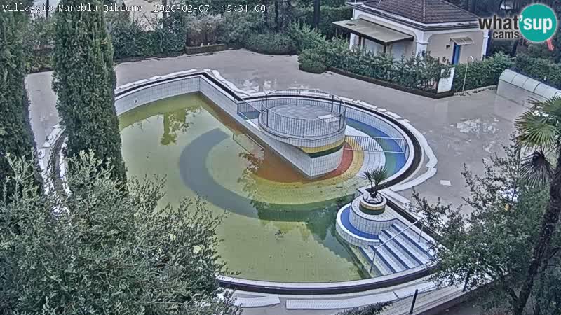 Piscina Villaggio Mare Blu webcam LIVE Bibione Pineda – Italia