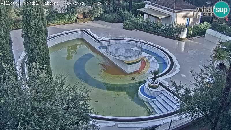 Villaggio Mare Blu piscine LIVE webcam Bibione Pineda – Italie