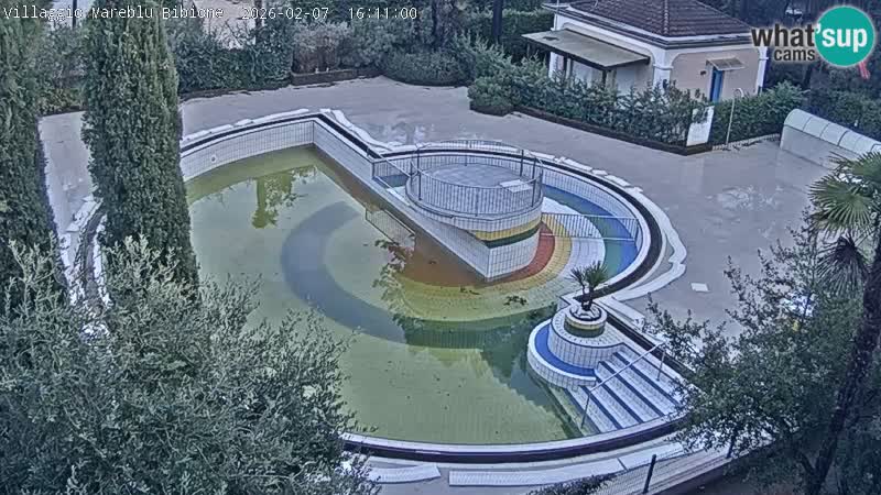 Villaggio Mare Blu pool LIVE webcam Bibione Pineda – Italy