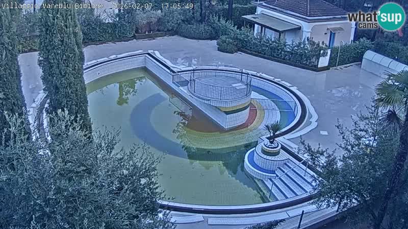 Villaggio Mare Blu pool LIVE webcam Bibione Pineda – Italy
