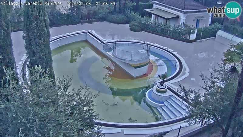 Villaggio Mare Blu pool LIVE webcam Bibione Pineda – Italy