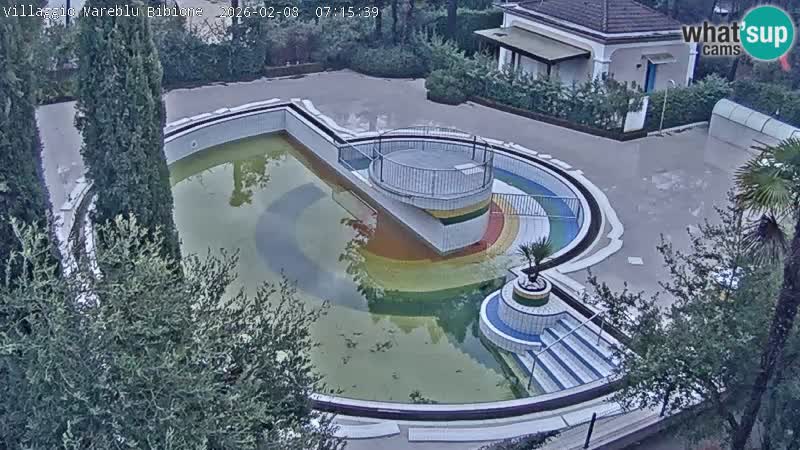 Villaggio Mare Blu piscine LIVE webcam Bibione Pineda – Italie