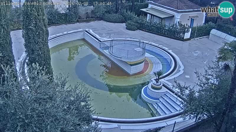 Villaggio Mare Blu pool LIVE webcam Bibione Pineda – Italy