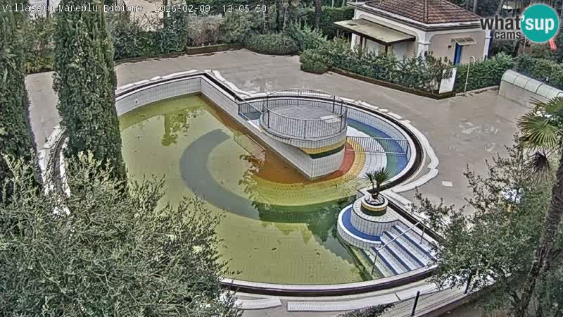 Piscina Villaggio Mare Blu webcam LIVE Bibione Pineda – Italia
