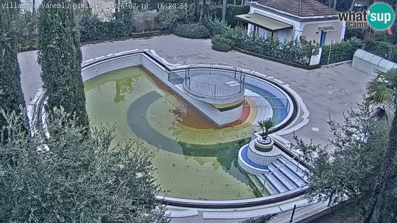 Piscina Villaggio Mare Blu EN VIVO webcam Bibione Pineda – Italia