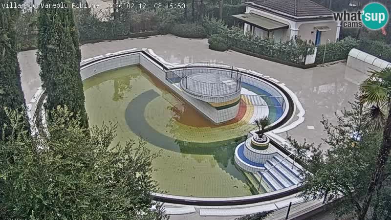 Piscina Villaggio Mare Blu EN VIVO webcam Bibione Pineda – Italia